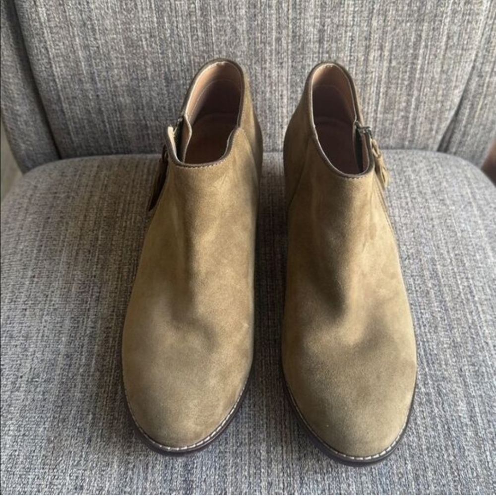 Vionic Serena Suede Ankle Boots Booties Sz 8.5 Excellent Condition - Picture 3 of 12